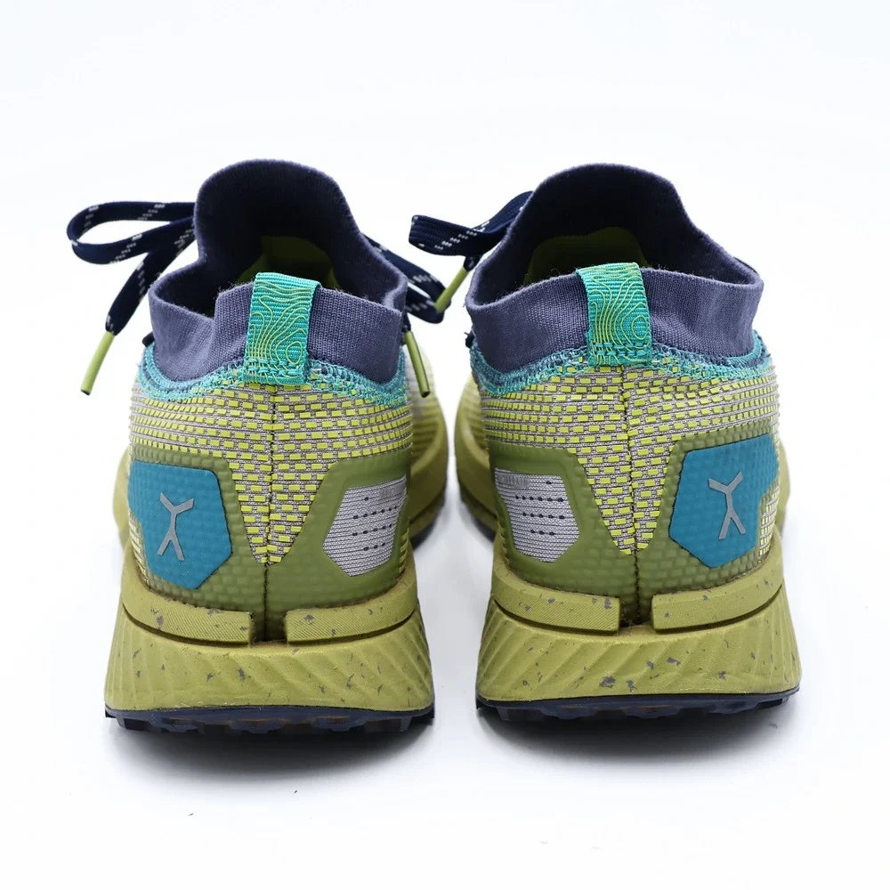 FLUX Men's US 10 Grey Green Adapt Trail Athletic Outdoor Trail Running Sneakers